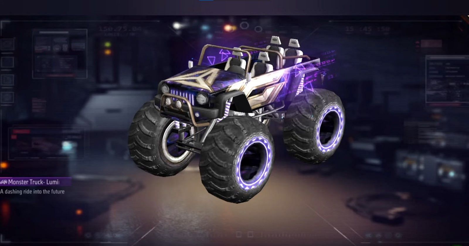 Grand prize of Memory Capsule is a monster truck skin (Image via Garena)