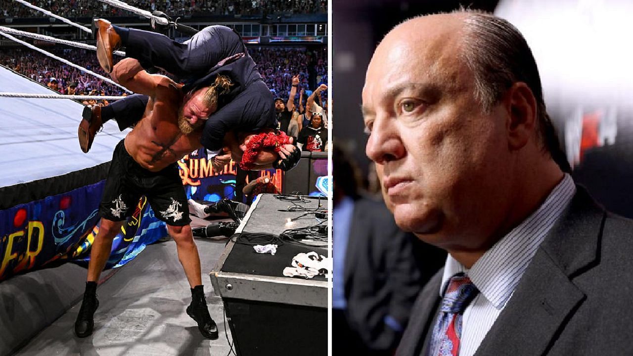 Heyman has been absent from WWE TV ever since Brock Lesnar hit an F5 on him at SummerSlam