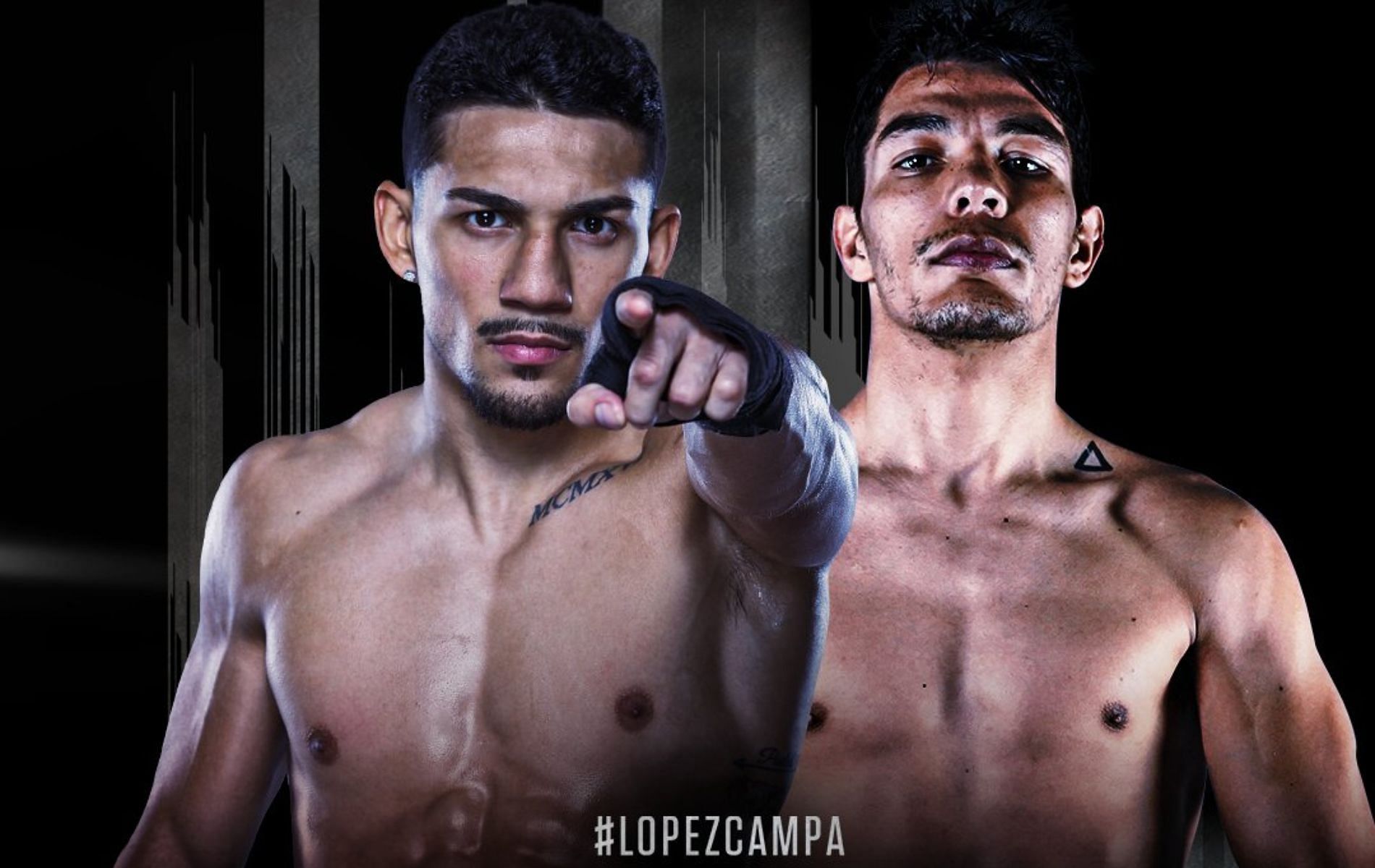 Teofimo Lopez vs Pedro Campa weigh-in poster (image via twitter @trbxing)