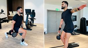 Asia Cup 2022: Fitness freak Virat Kohli sweats it out at the gym ahead of the match against Hong Kong