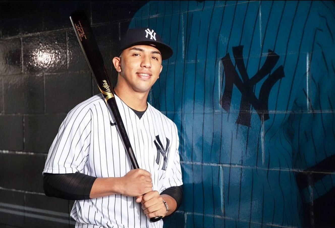 Oswald Peraza a top prospect at shortstop for the New York Yankees (Photo source: @oswaldperaza27 Instagram account)