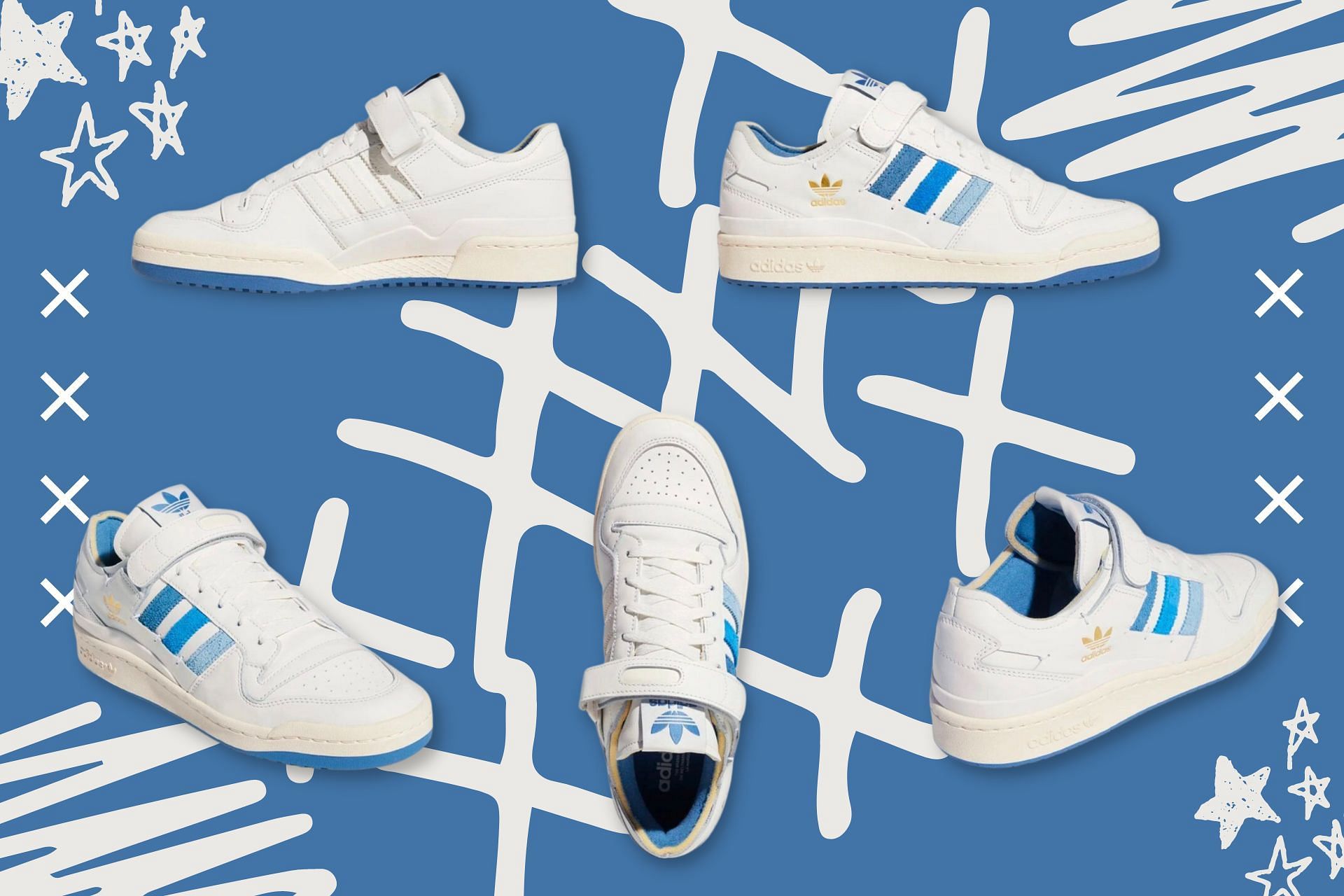 Take a closer look at the Adidas Forum 84 Low sneaker (Image via Sportskeeda)