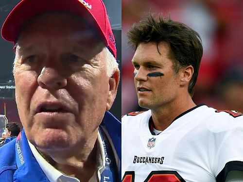 Tom Brady Sr. (r) and Buccaneers QB Tom Brady (l)