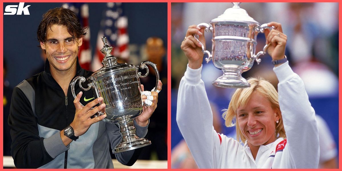5 Players Who Completed The Career Grand Slam By Winning The Us Open Ft Rafael Nadal And Martina Navratilova