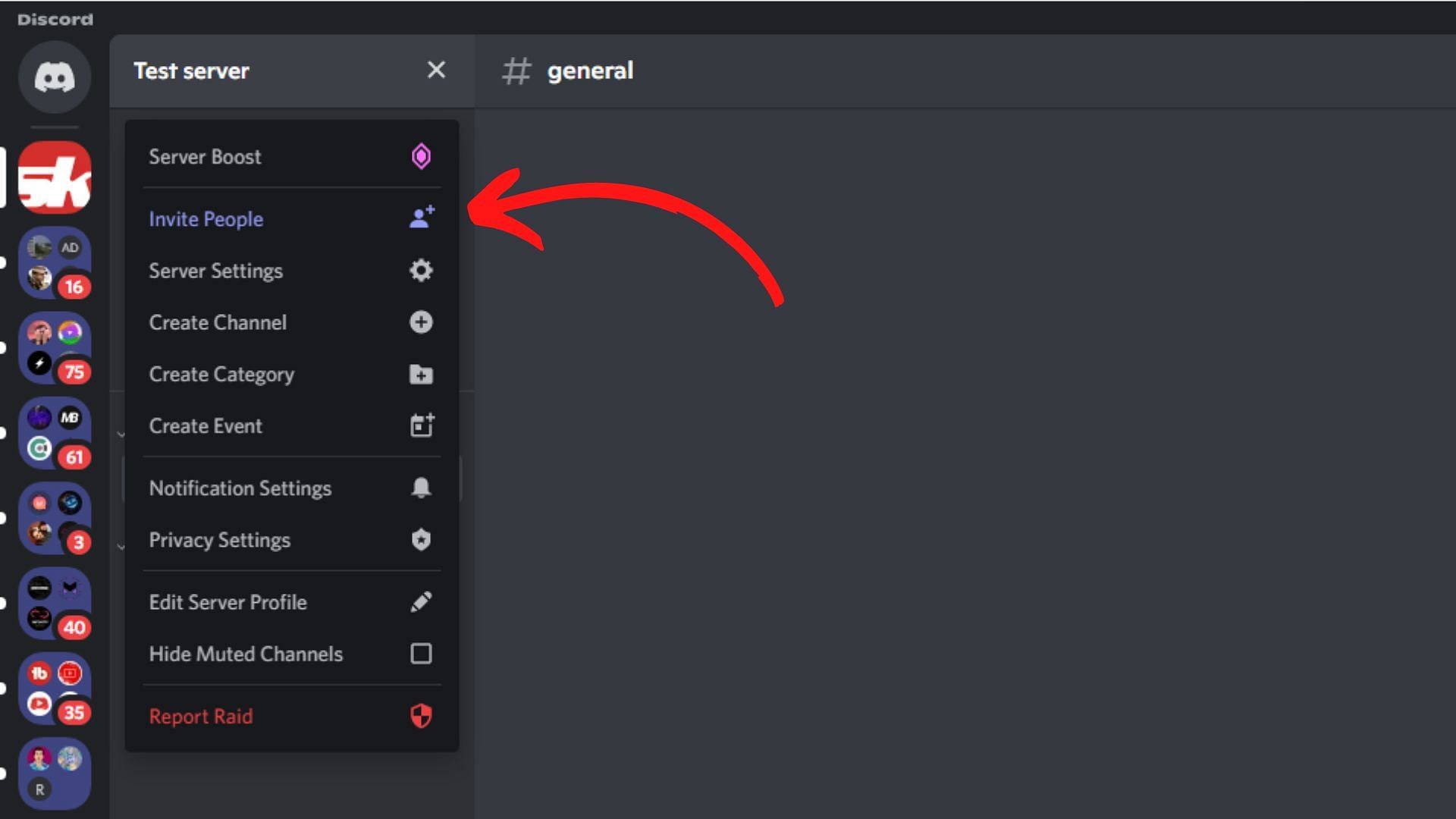 How to create Discord server and invite friends