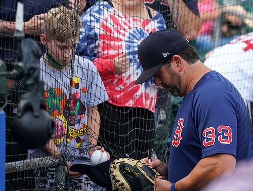 Boston Red Sox legend Jason Varitek had an unexpected yet pleasant exchange with a fan while on holiday