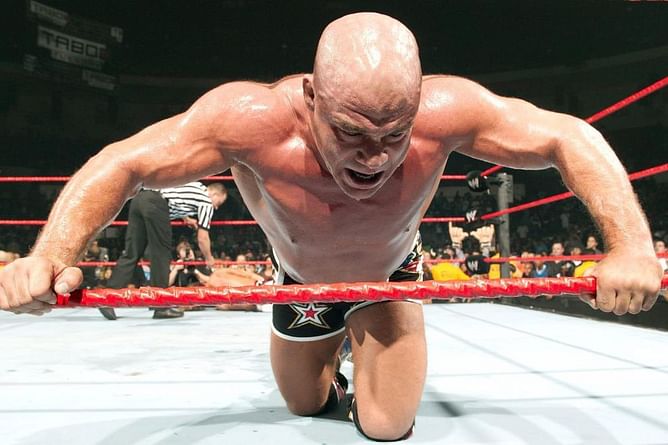 "Nothing they could do to stop it" – Former WWE star recalls dangerous match that injured Kurt Angle (Exclusive)