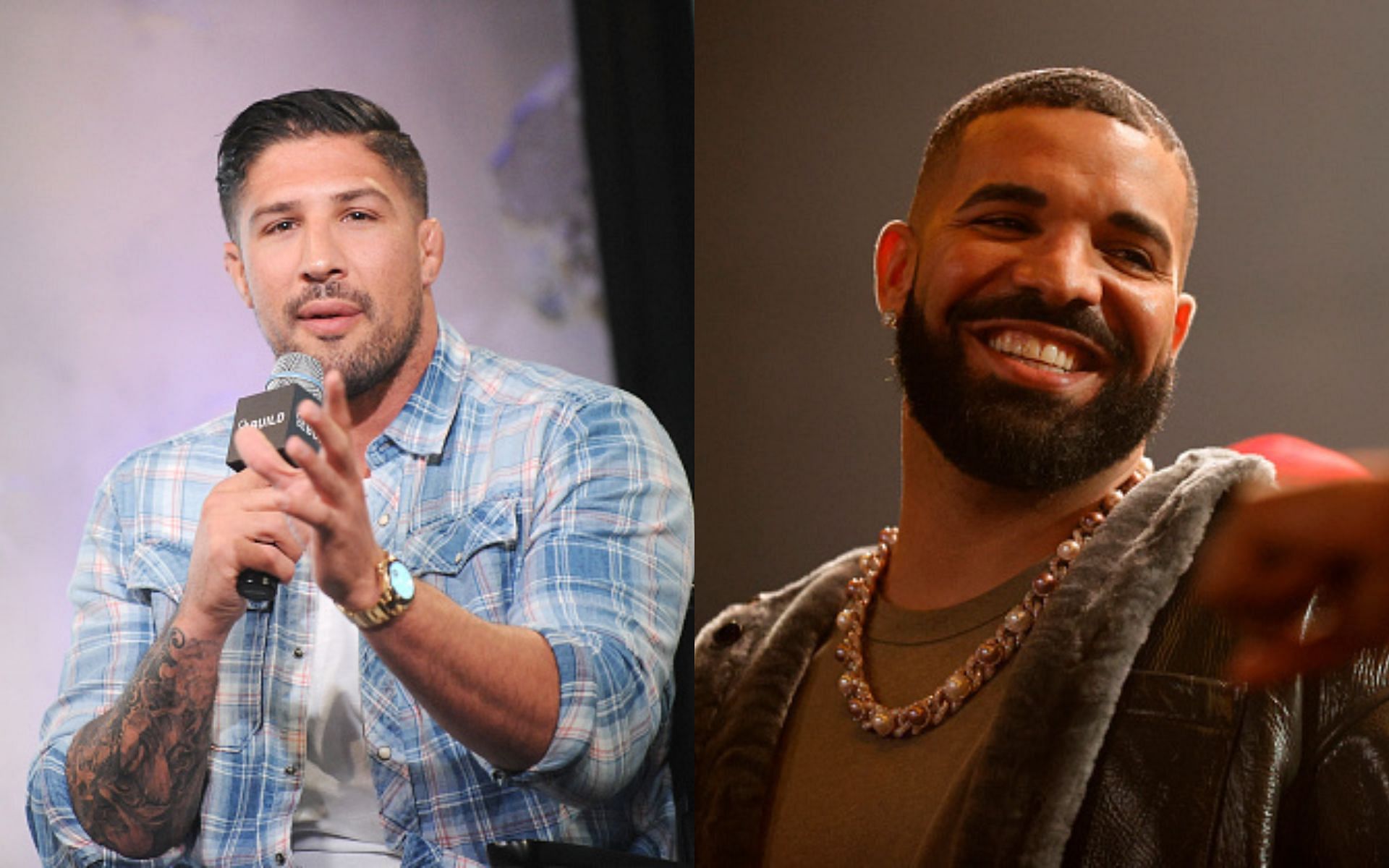 Brendan Schaub (left) and Drake (right)(Images via Getty)