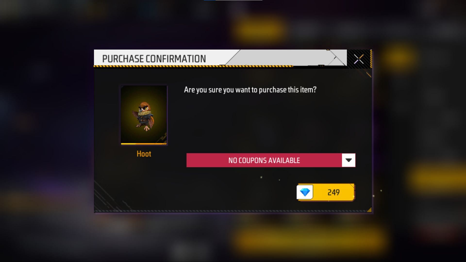 Confirm the purchase to obtain the items in Free Fire MAX (Image via Garena)