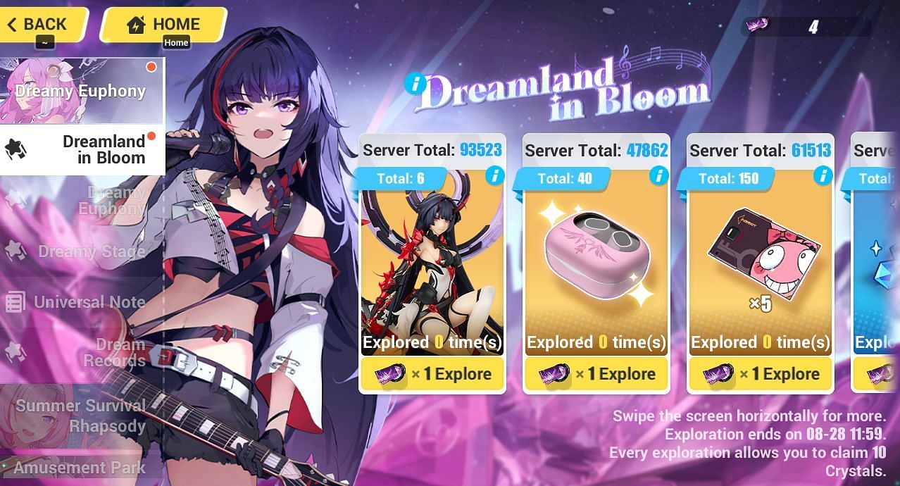 In-game events Dreamland in Bloom (Image via HoYoverse)