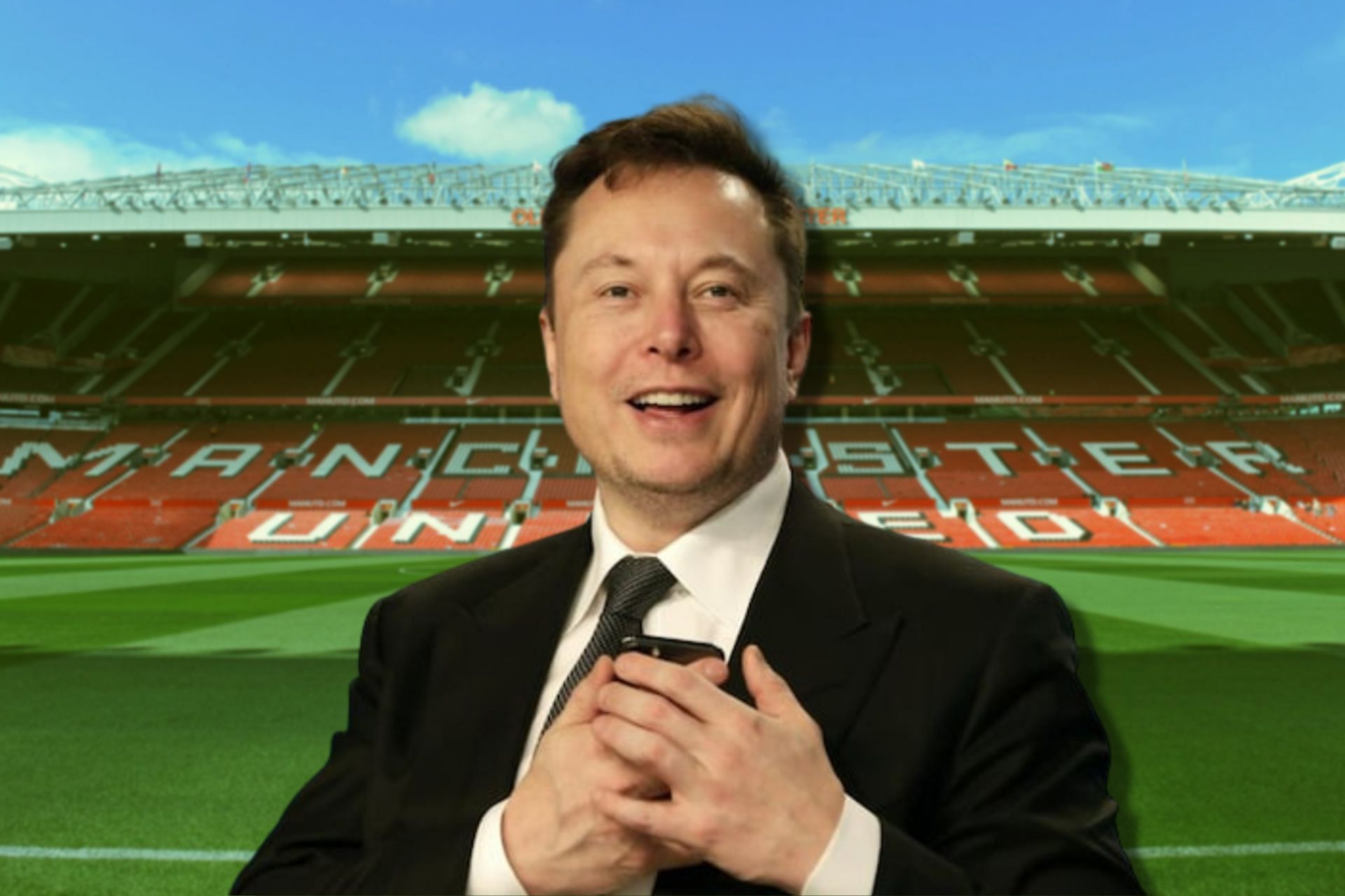 Elon Musk takes the internet by storm after claiming he&#039;s buying Manchester United (Image via Sportskeeda)