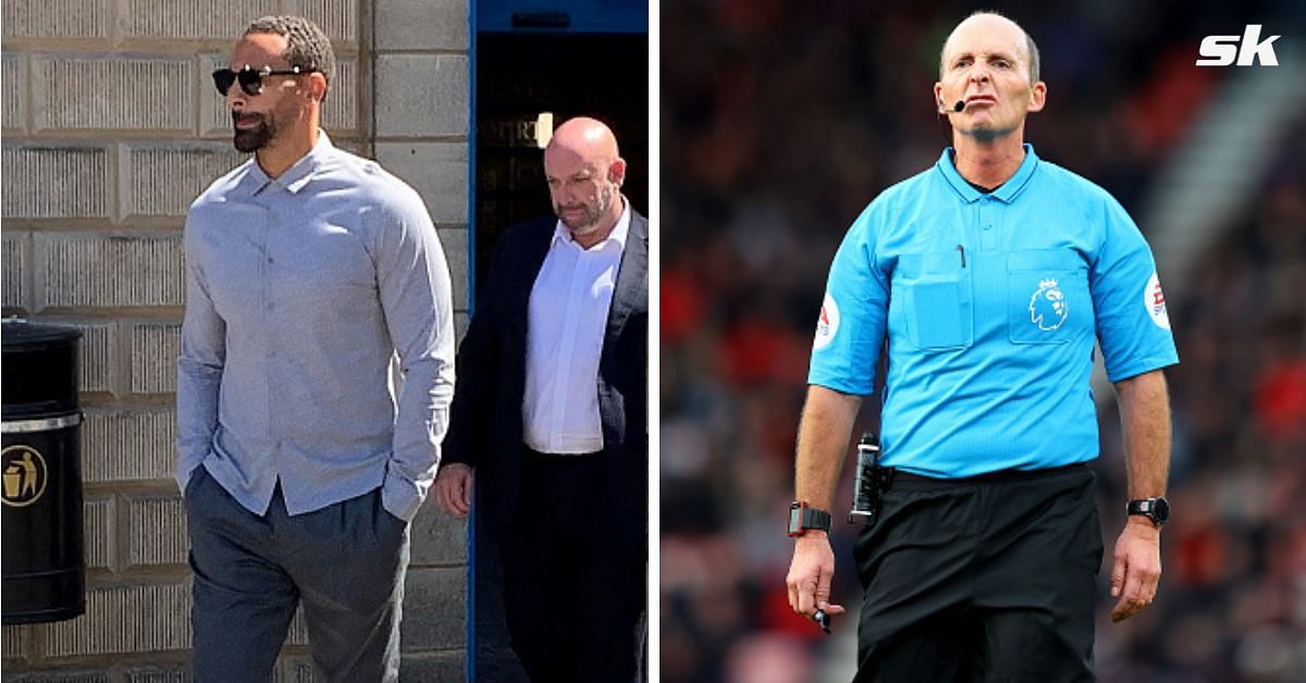 Rio Ferdinand and Mike Dean were abused by a fan in 2021.