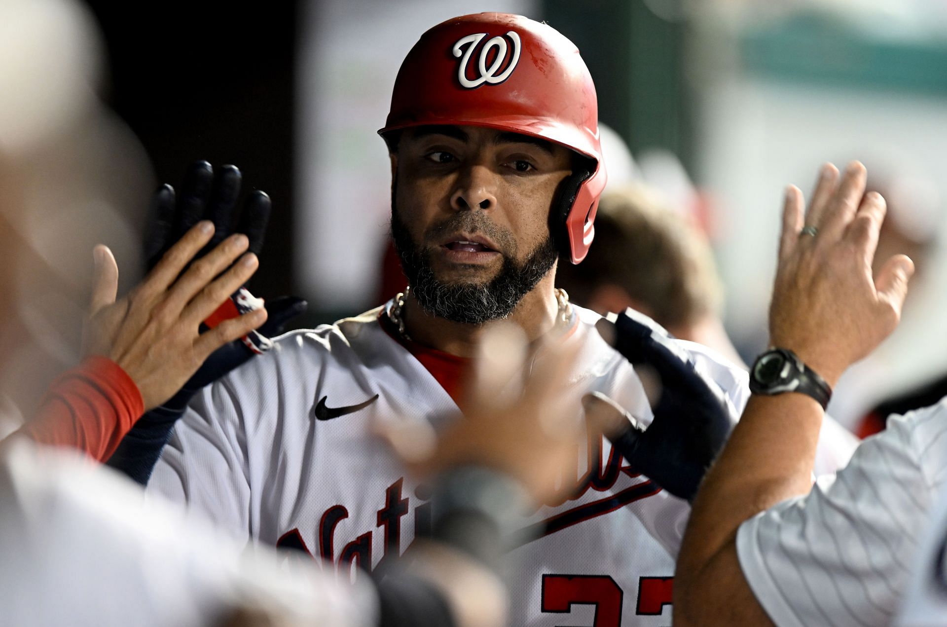 Nelson Cruz and the Nationals play the Cubs Wednesday.