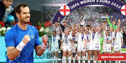 Murray congratulated the England women’s national football team in an Instagram post