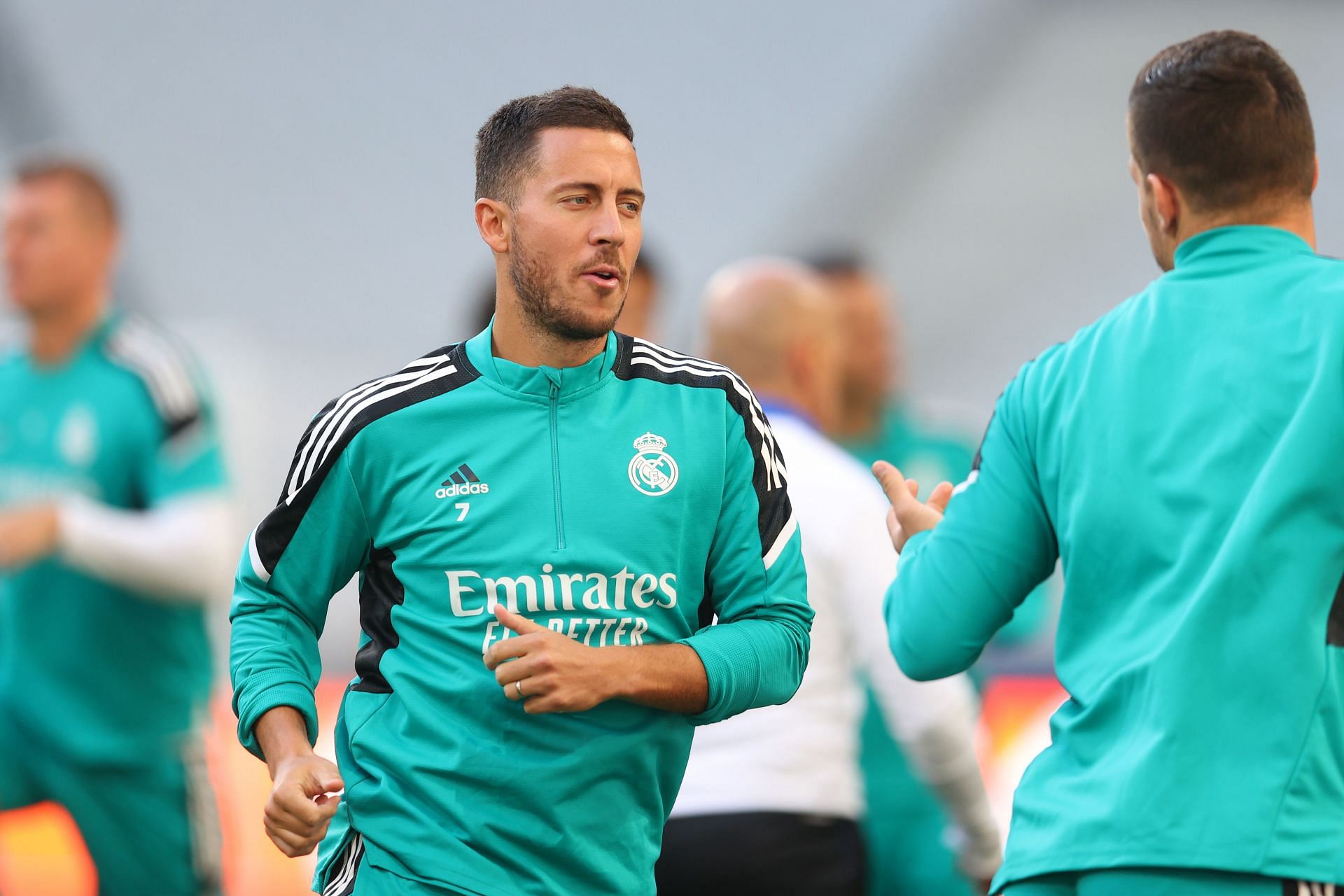 Eden Hazard is a peripheral figure at the Santiago Bernabeu.