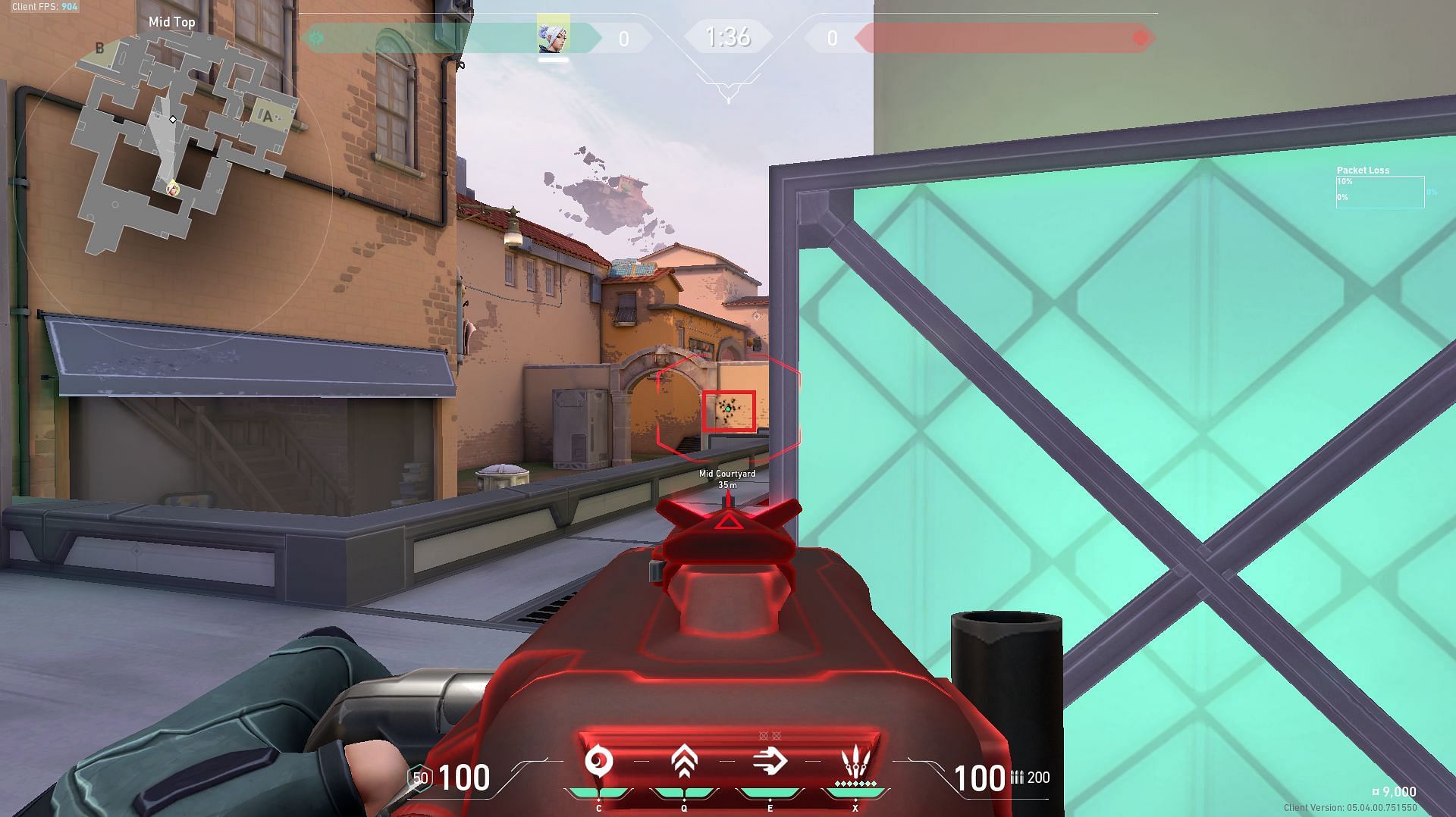 Ascent Mid: Lower-Mid wallbang (image via Sportskeeda)