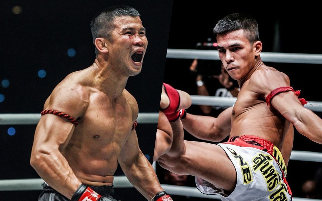 Nong-O Gaiyanghadao (left) and Panpayak Jitmuangnon (right) [Photo Credit: ONE Championship]