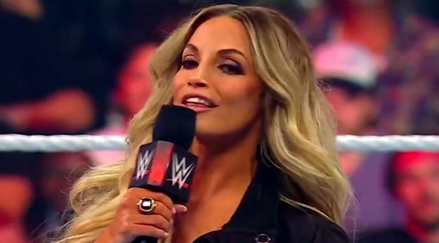 Toronto native and WWE Hall of Famer Trish Stratus was warmly received by her hometown fans on RAW