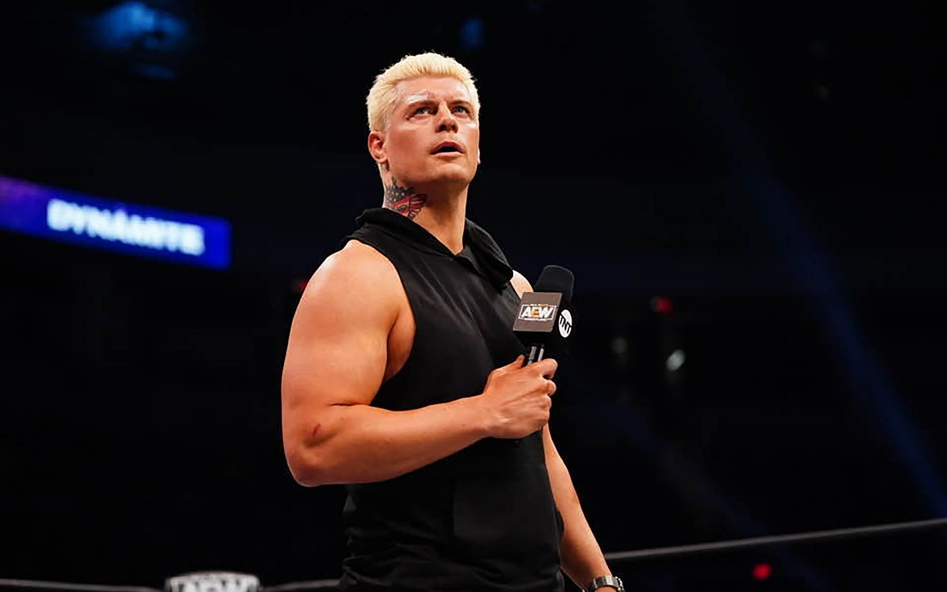 Current WWE Superstar and former AEW TNT Champion Cody Rhodes
