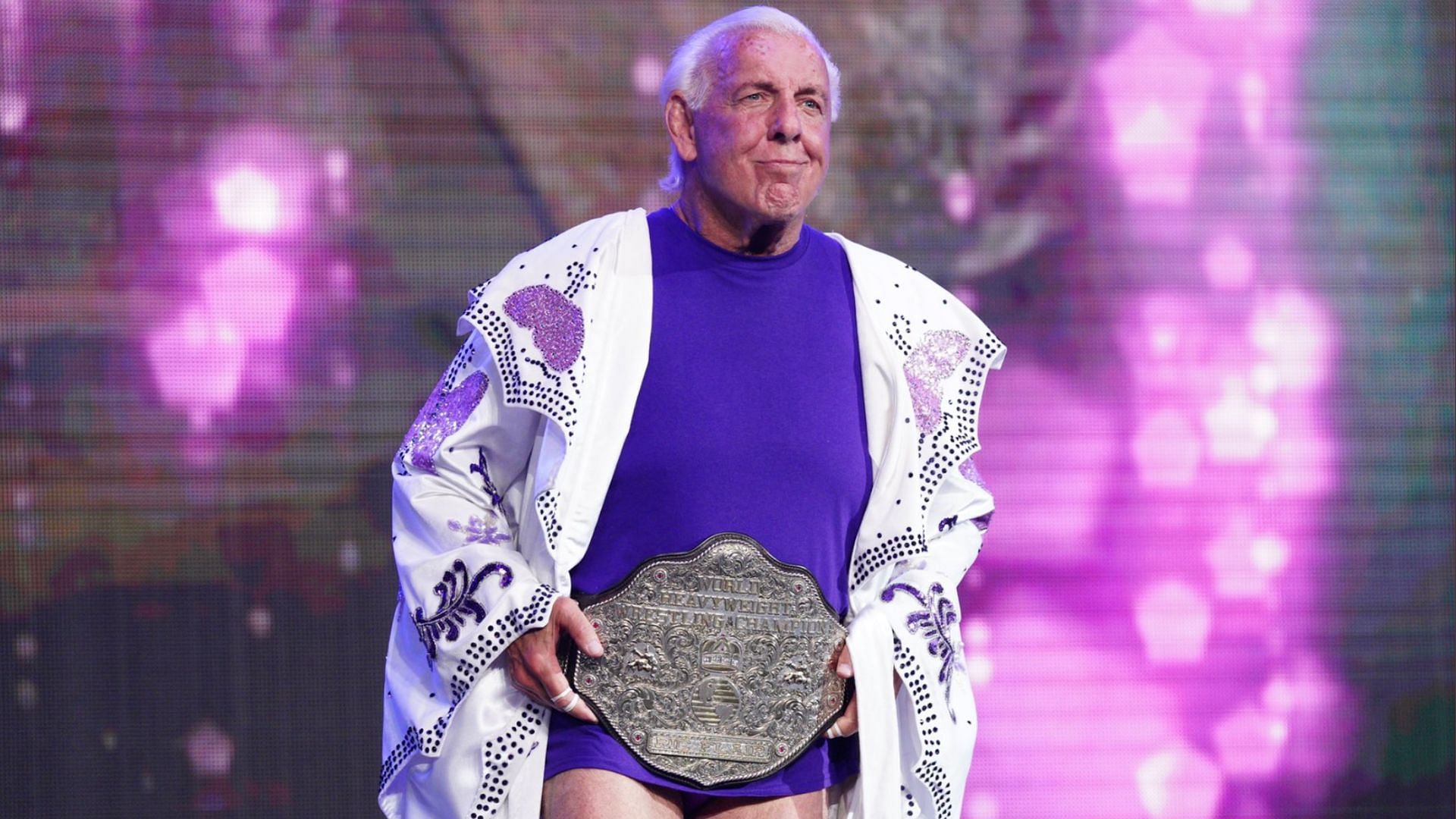 Ric Flair during his last match on July 31st