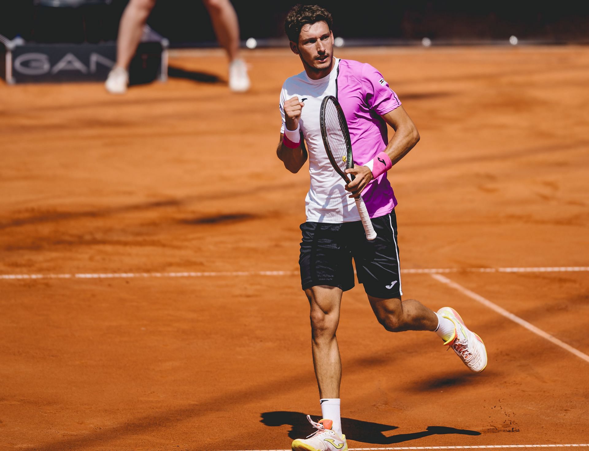 Pablo Carreno Busta in action during the 2022 Hamburg European Open - Day 4 