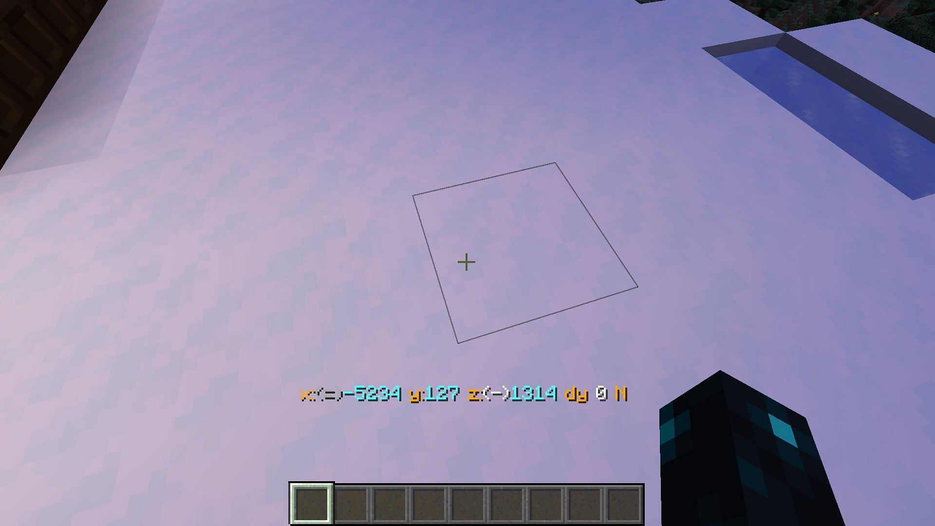A datapack to constantly show coordinates on the screen in Minecraft Java Edition (Image via Mojang)