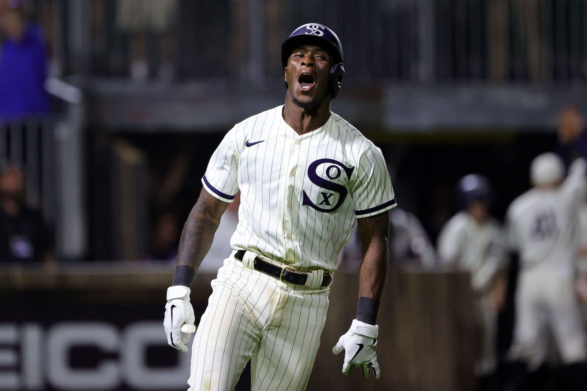 Tim Anderson after hitting the game winng home run