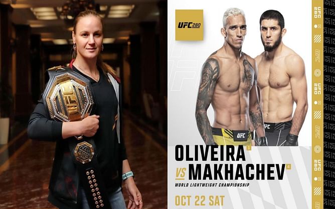 "He's fighting like a crazy one" - Valentina Shevchenko on why she doesn't agree with Islam Makhachev being the betting favourite over Charles Oliveira at UFC 280