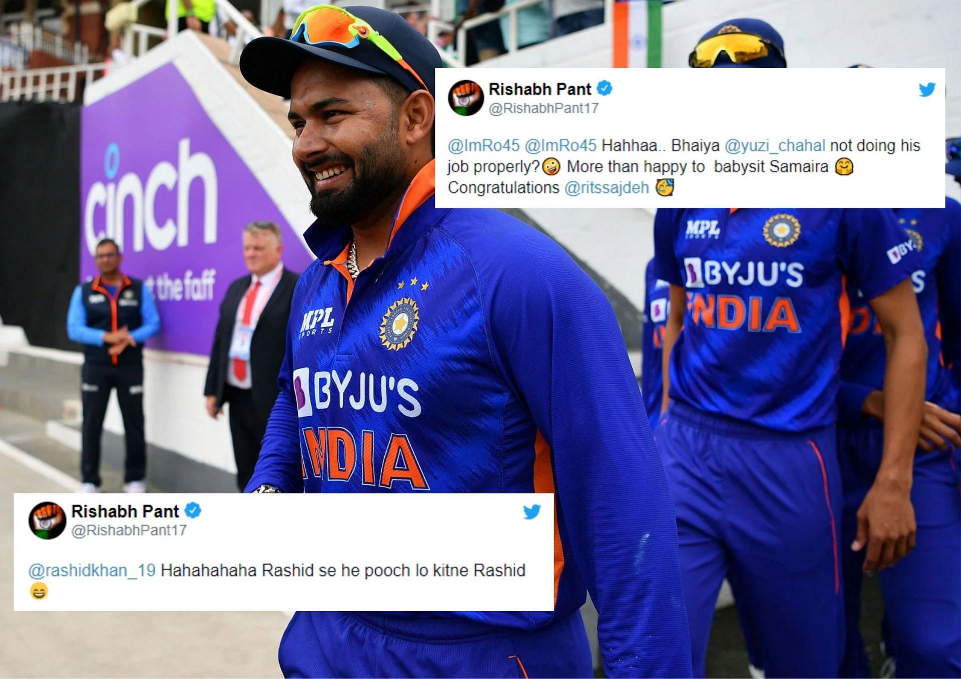 Rishabh Pant sure knows how to pull the leg of his fellow cricketers!