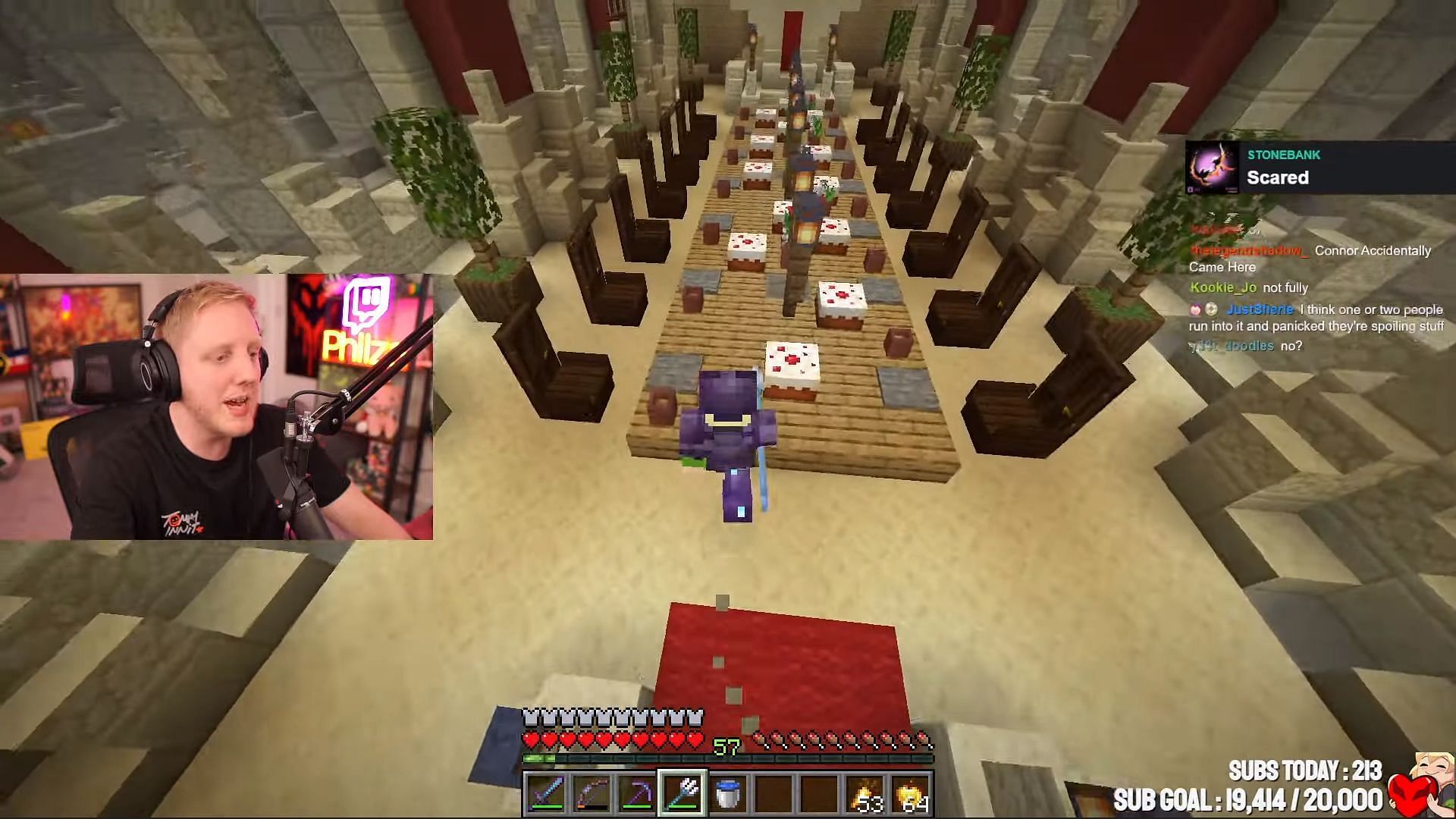Minecraft r Philza builds memorial for Technoblade in-game