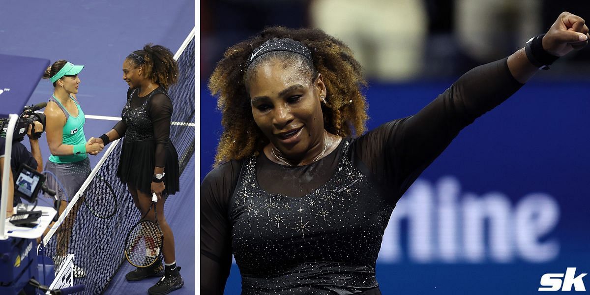 Serena Williams defeated Danka Kovinic in her 2022 US Open first round match.