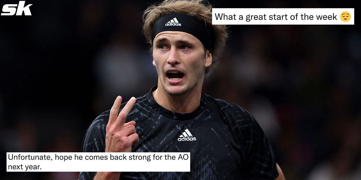 Alexander Zverev pulled out of the 2022 US Open due to his ankle injury