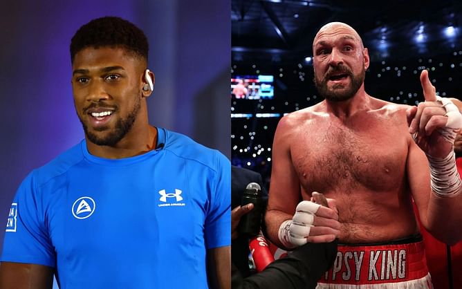 "He'll bring himself out of retirement" - Anthony Joshua mocks Tyson Fury's retirement