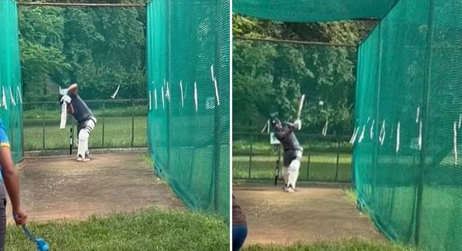 [WATCH] “It feels really good to be back in the nets”- Yusuf Pathan gears up for Legends League with huge sixes
