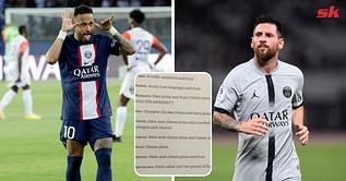 Lionel Messi's and Neymar's post-match meal requests during their Barcelona days show that the PSG superstars are not afraid of indulging