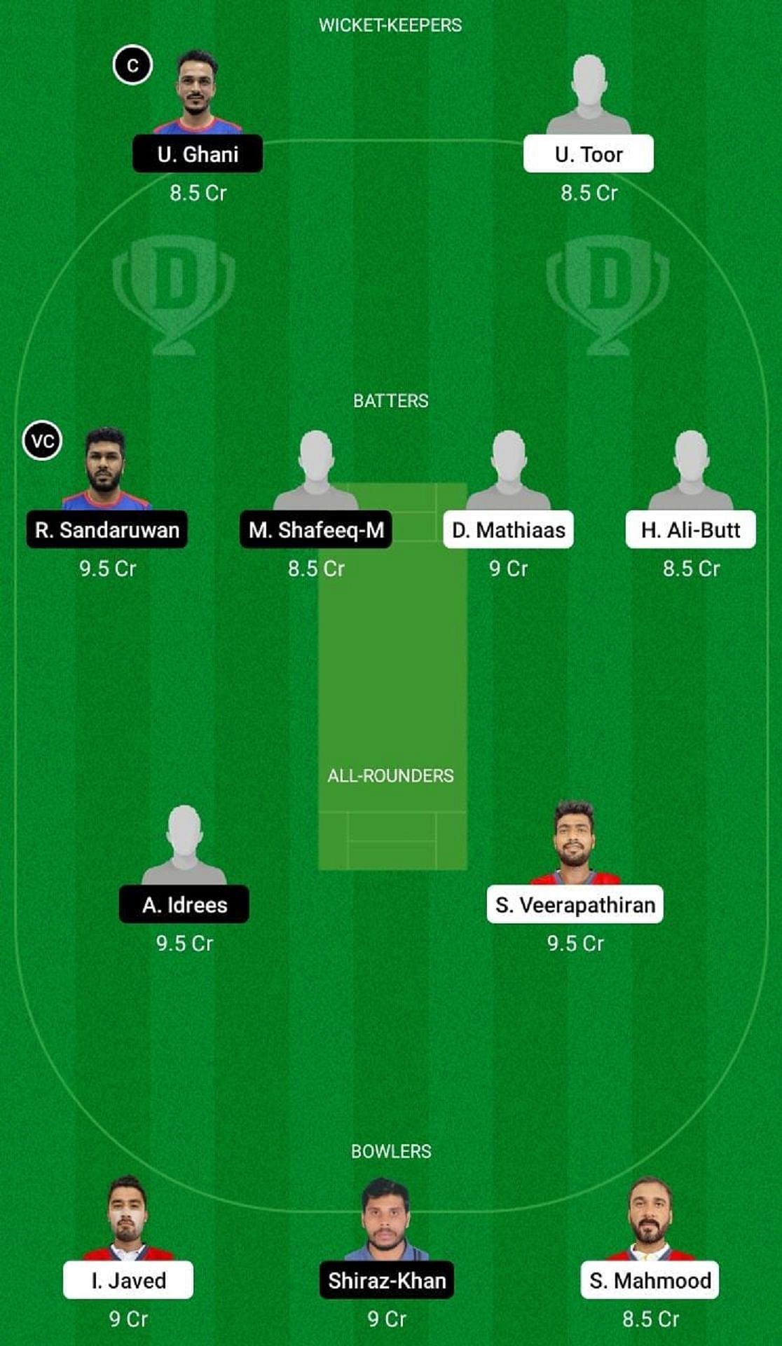 BAH vs KUW Dream11 Fantasy Suggestion #2