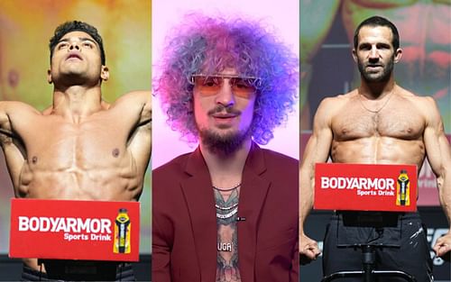 Paulo Costa (left), Sean O'Malley (center), Luke Rockhold (right) [Images courtesy: Getty and UFC via YouTube]