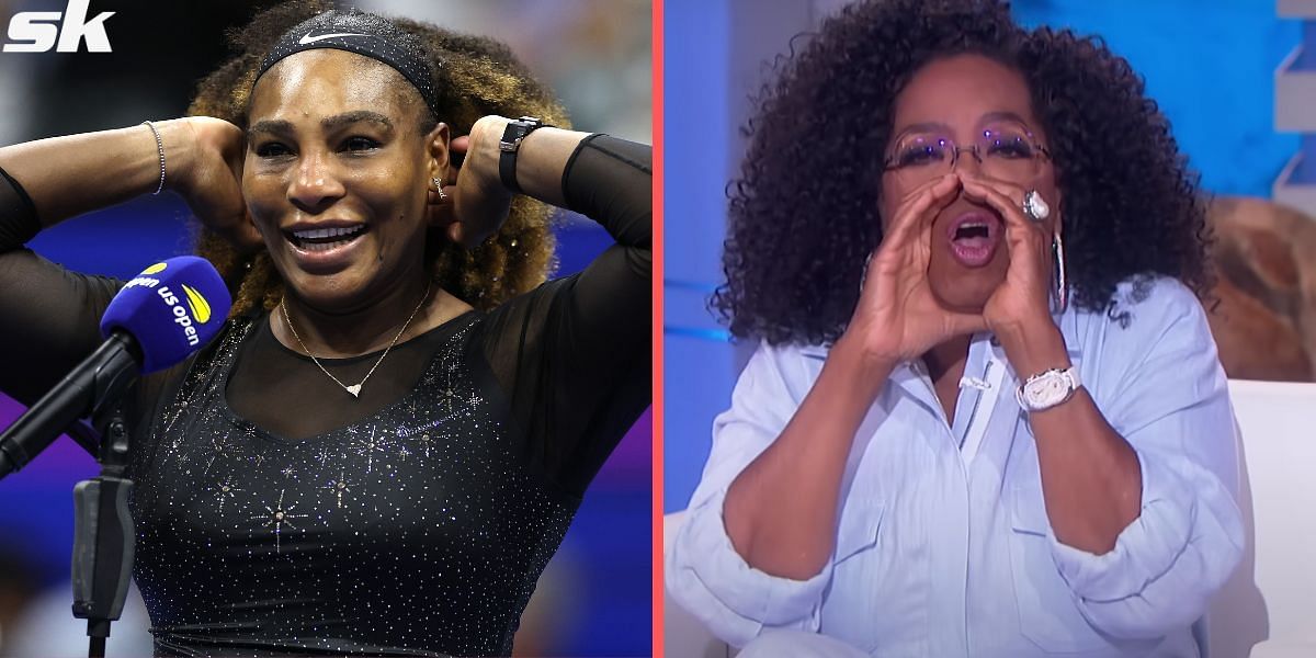 Serena Williams and Oprah Winfrey.