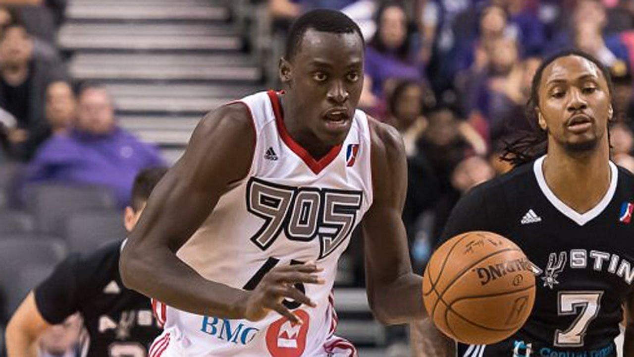 Pascal Siakam with the Raptors 905 in 2016-17