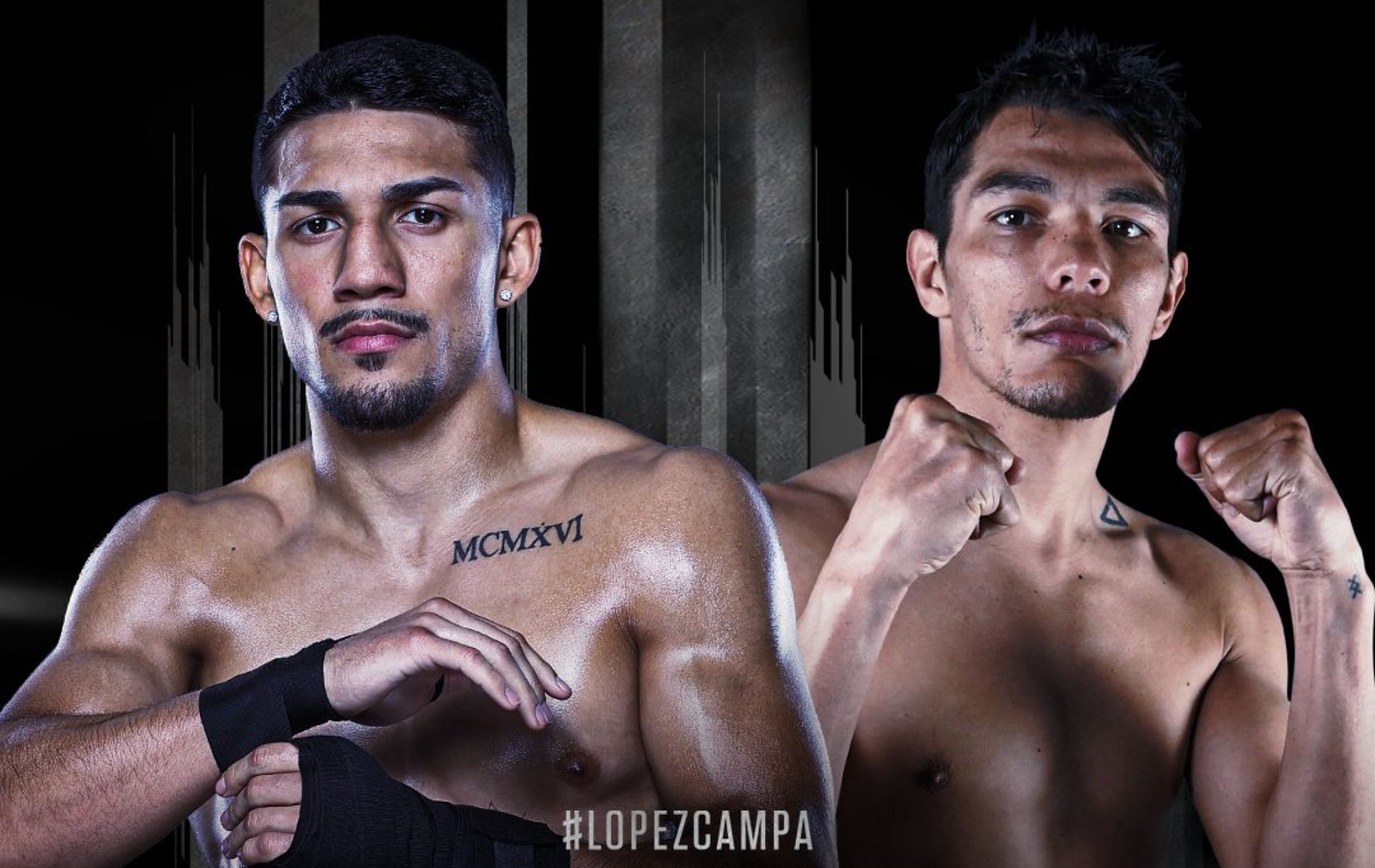 Teofimo Lopez vs. Pedro Campa fight poster (image via Twitter @trbxing)
