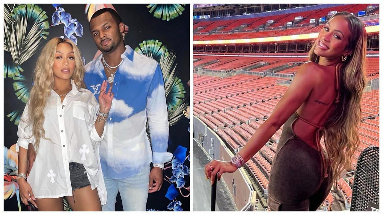 Deshaun Watson's GF Went Viral With Outfit At NBA Playoff Game