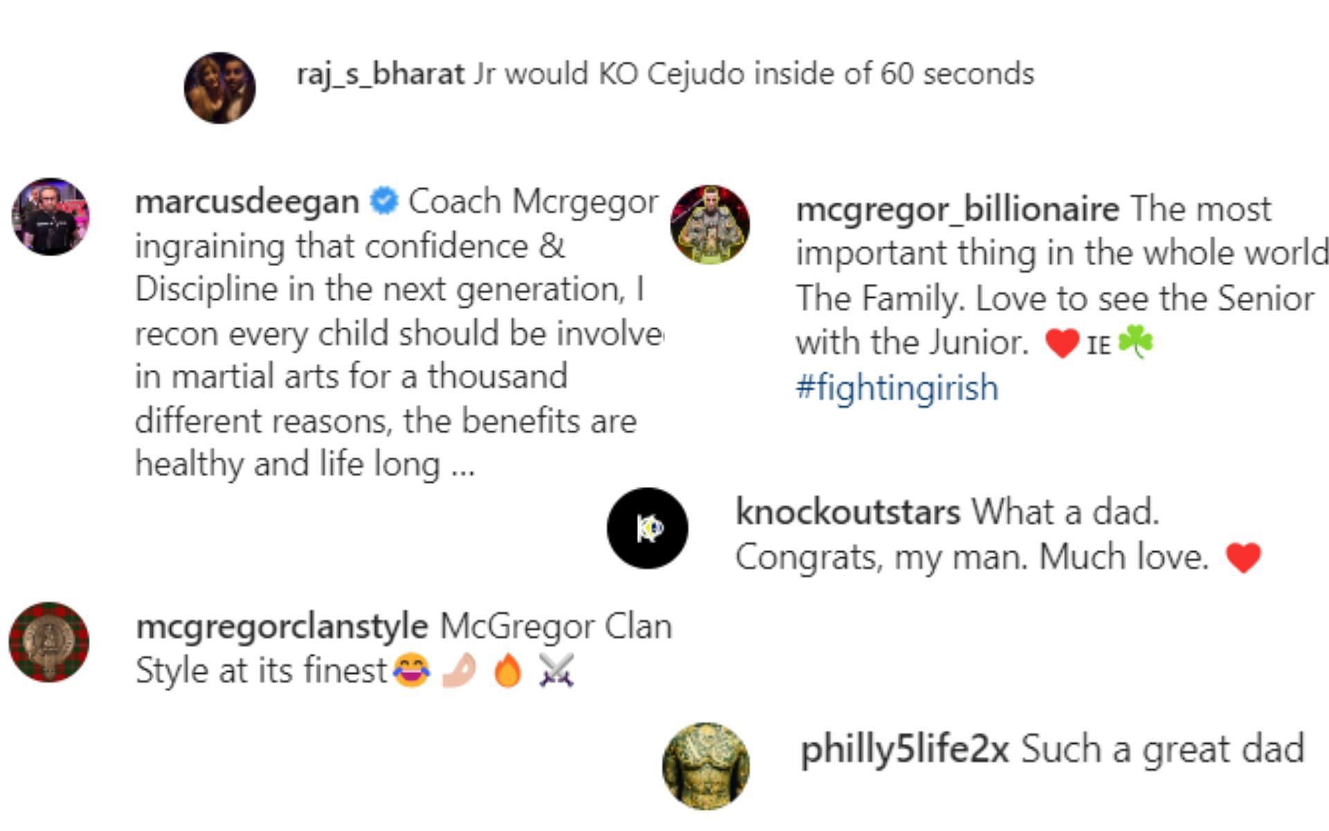 Comments via @thenotoriousmma on Instagram