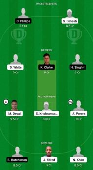 BAZ vs SOL Fantasy Suggestion Team 1