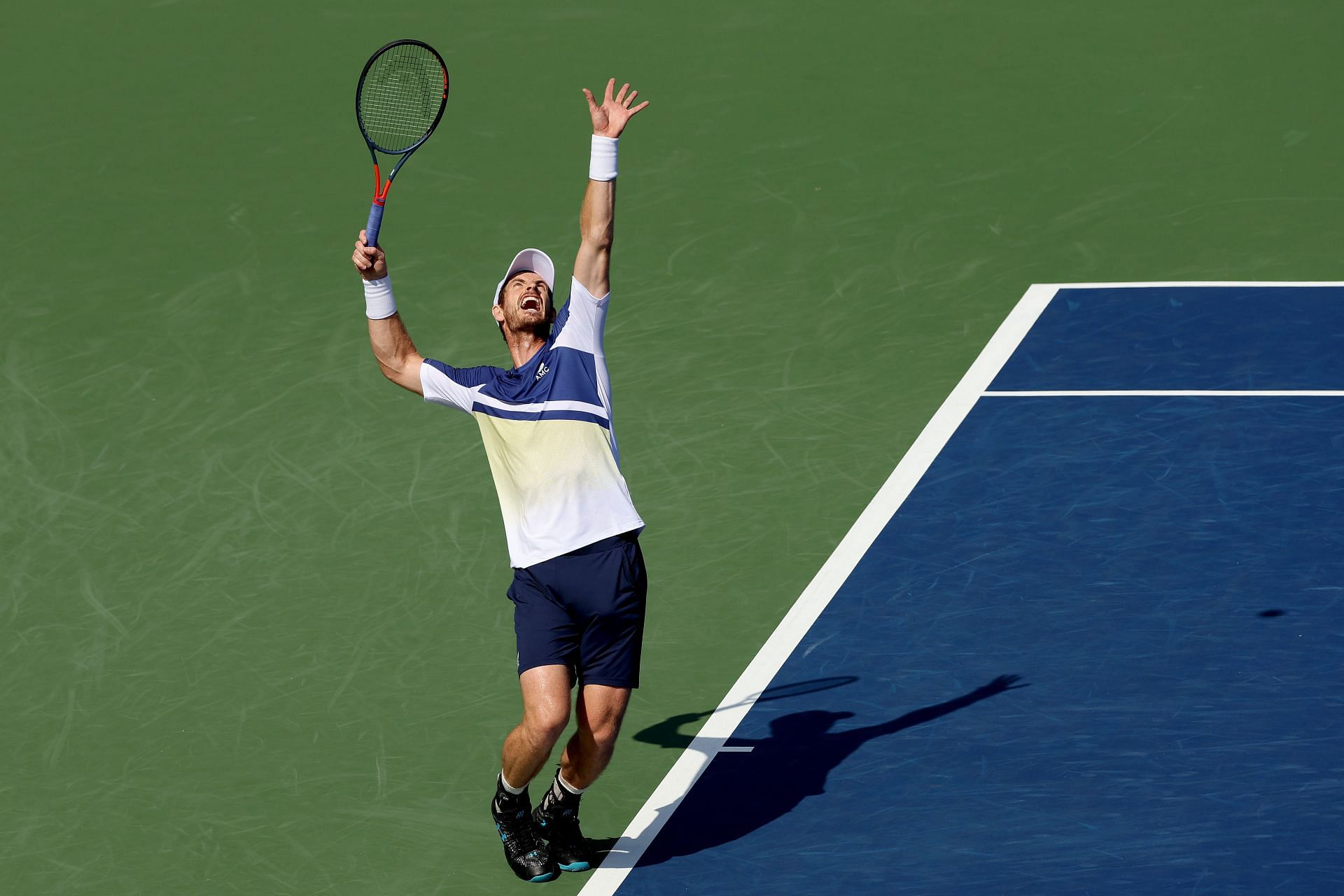 Andy Murray at the Cincinnati Open on Wednesday