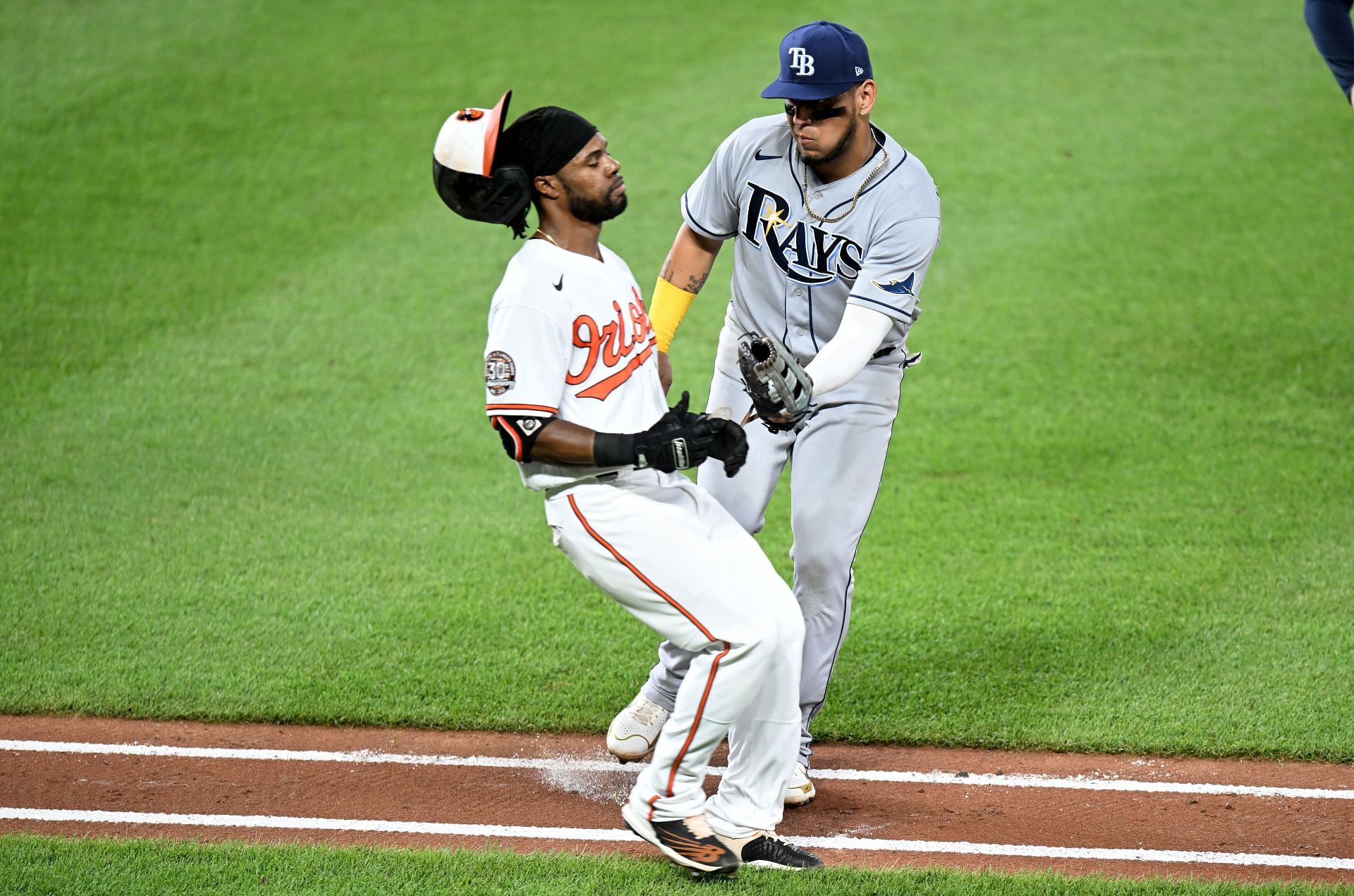 The Rays and Orioles start a series in Tampa Bay.