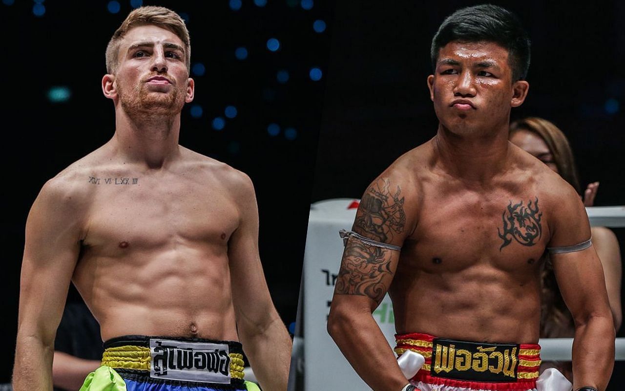 Jonathan Haggerty (left) and Rodtang Jitmuangnon (right) [Photo Credits: ONE Championship]