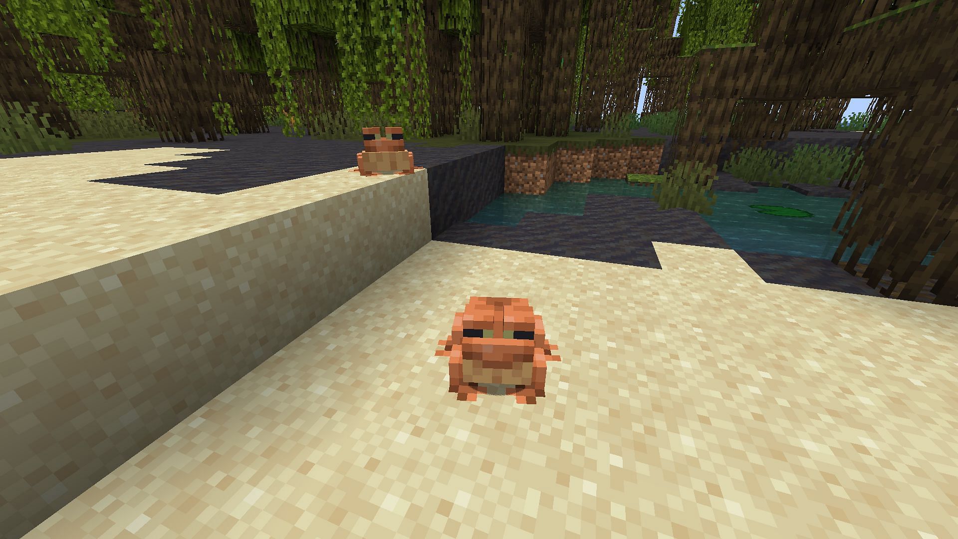 The Bukkit Bukkit advancement is related to tadpoles, but the mob can only spawn by breeding frogs in Minecraft 1.19 update (Image via Mojang)