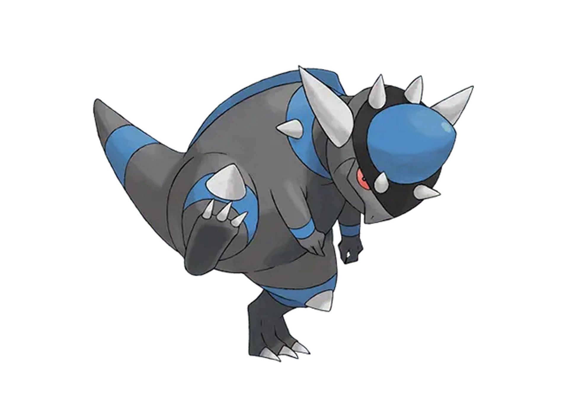 Rampardos headbutts its opponents (Image via Niantic)