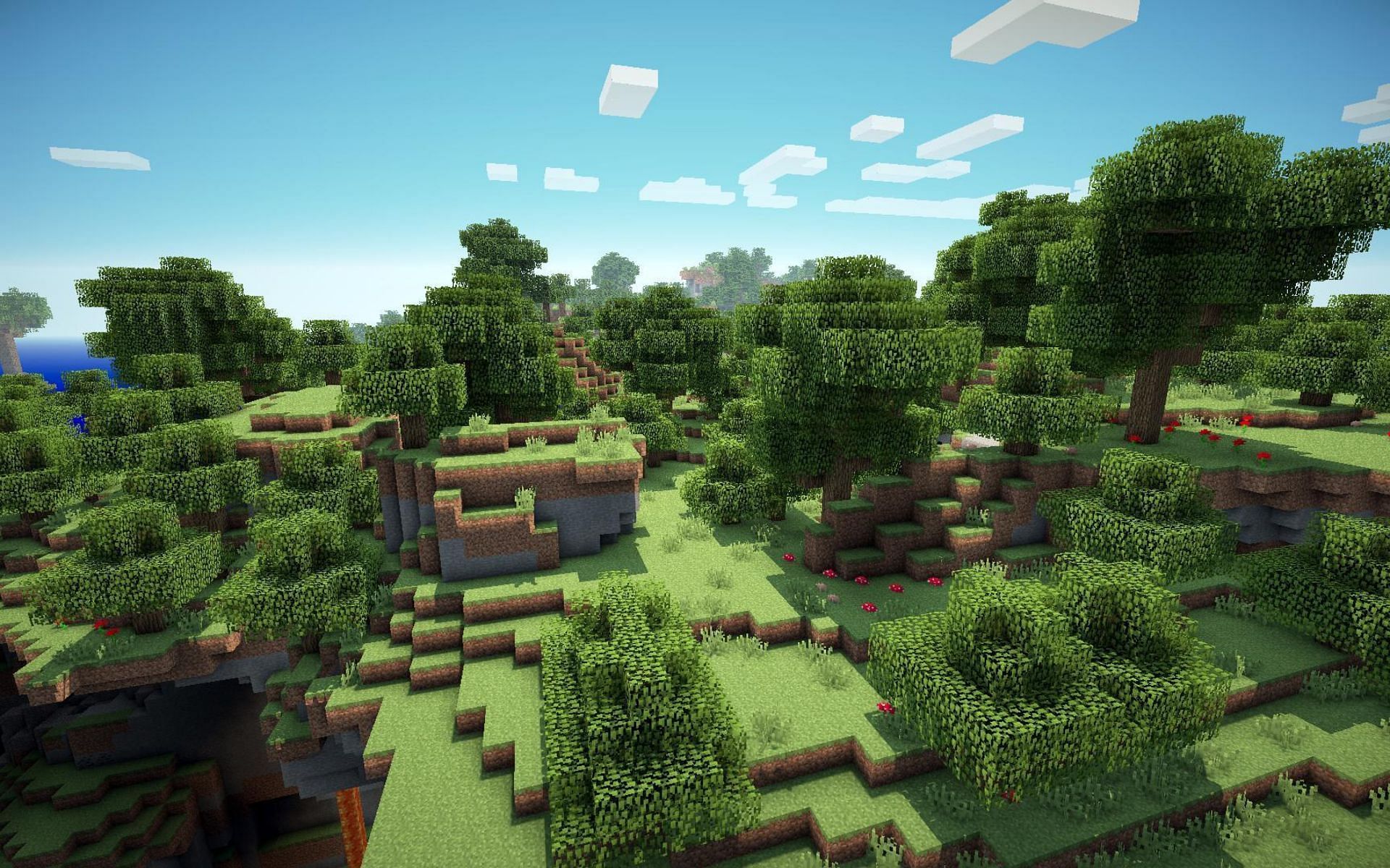 Survival Minecraft includes tons of farming and mining (Image via Minecraft)