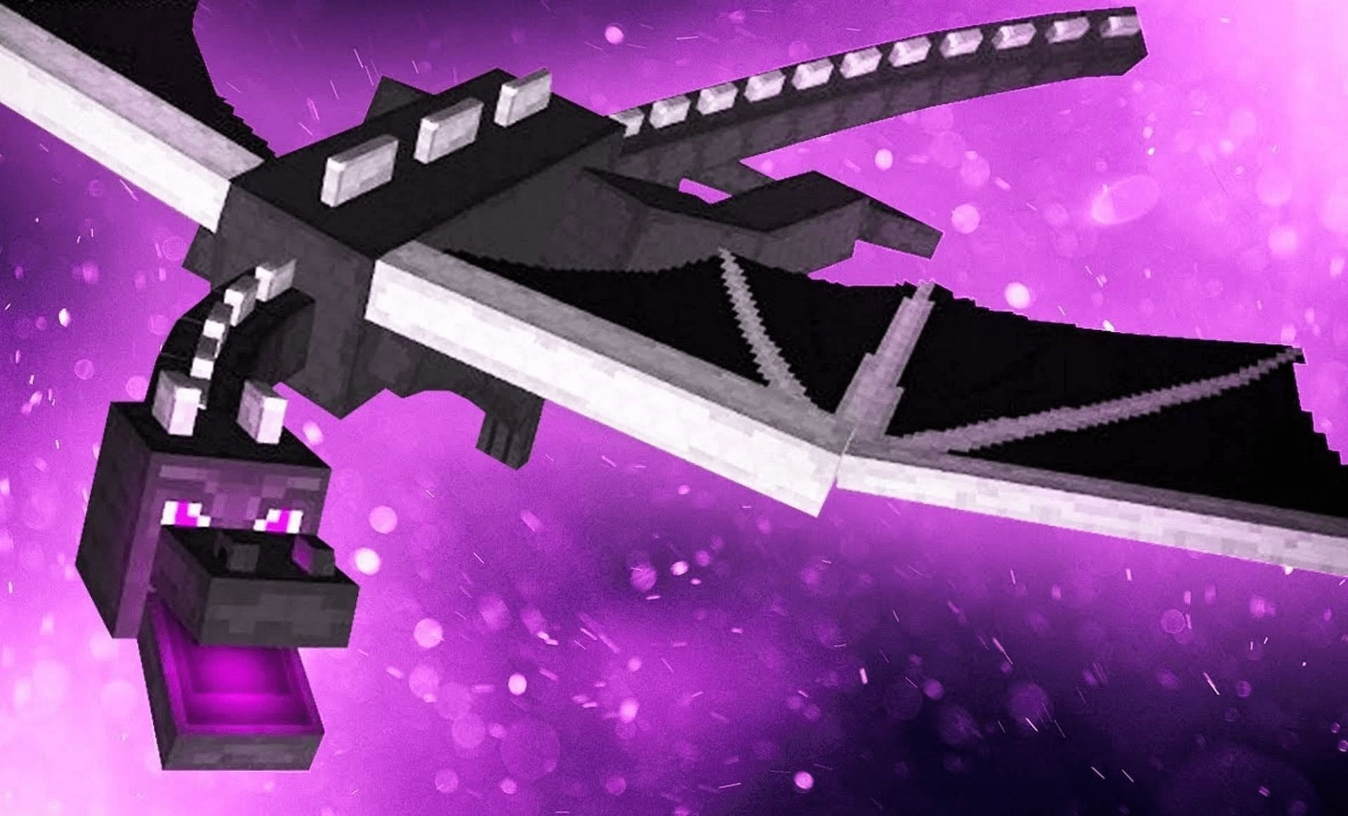 The Ender Dragon and Wither are the focus of Minecraft Now&#039;s boss vote in August 2022 (Image via Mojang)